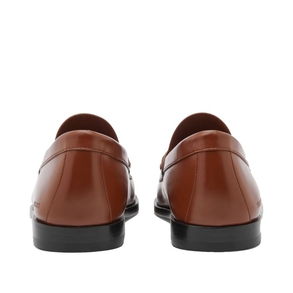Burberry Brown Coin Loafers in Warm Oak Brown, Size EU42 UK8 US9 New w/Dust Bag - Picture 4 of 16